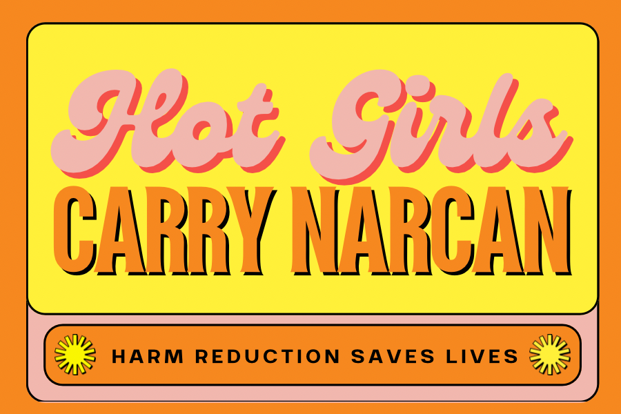 Narcan awareness print design
