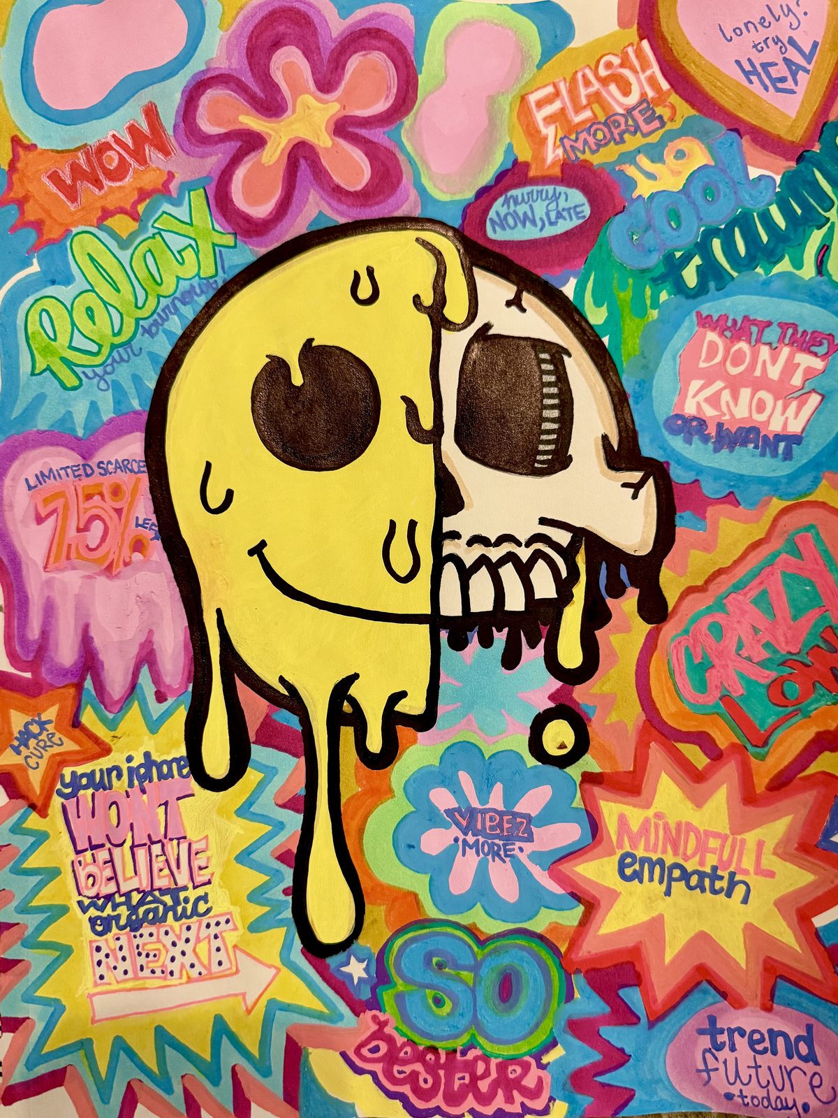 Melty Face — painting