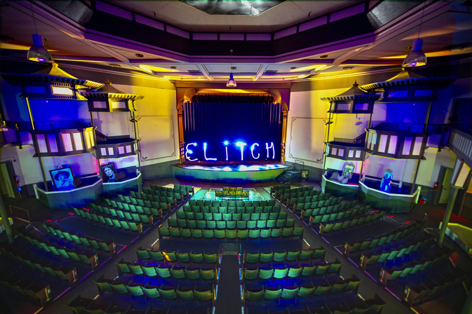 Light painting at Elitch